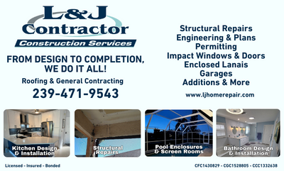 LJ Home Repair | Cape Coral Home Contractor for repairs, lanias, and remodels